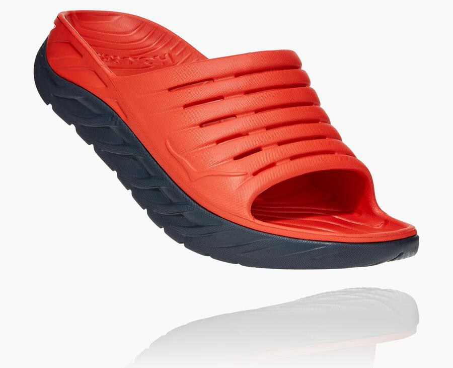 Hoka One One Slippers Heren - Ora Recovery - Rood - PM5370826